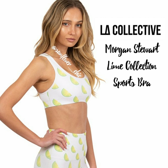 LA Collective Other - [NEW] Morgan Stewart Lime Collection Sports Bra